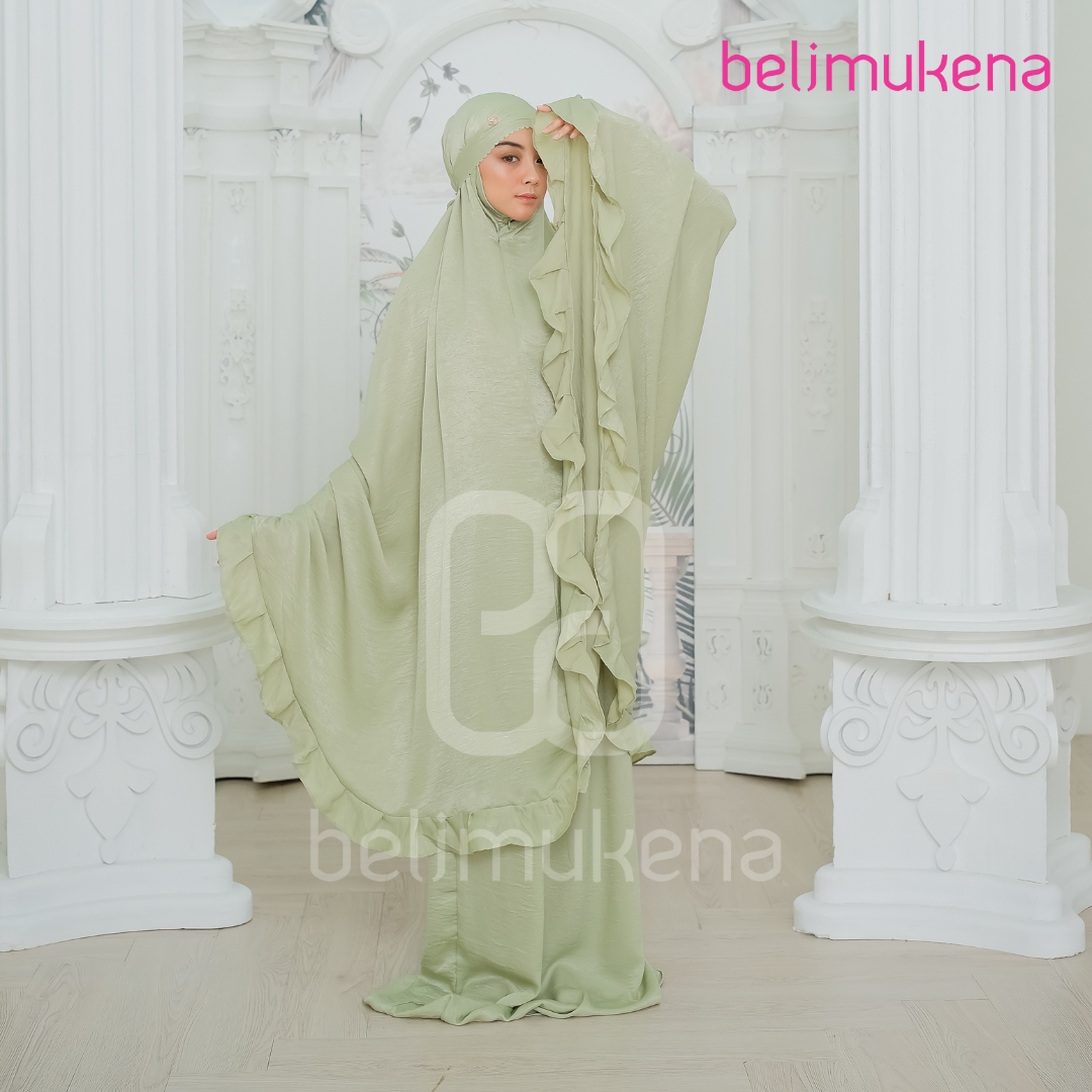 BELIMUKENA PREMIUM - Mukena Dewasa Premium Silk 3in1 Louvre