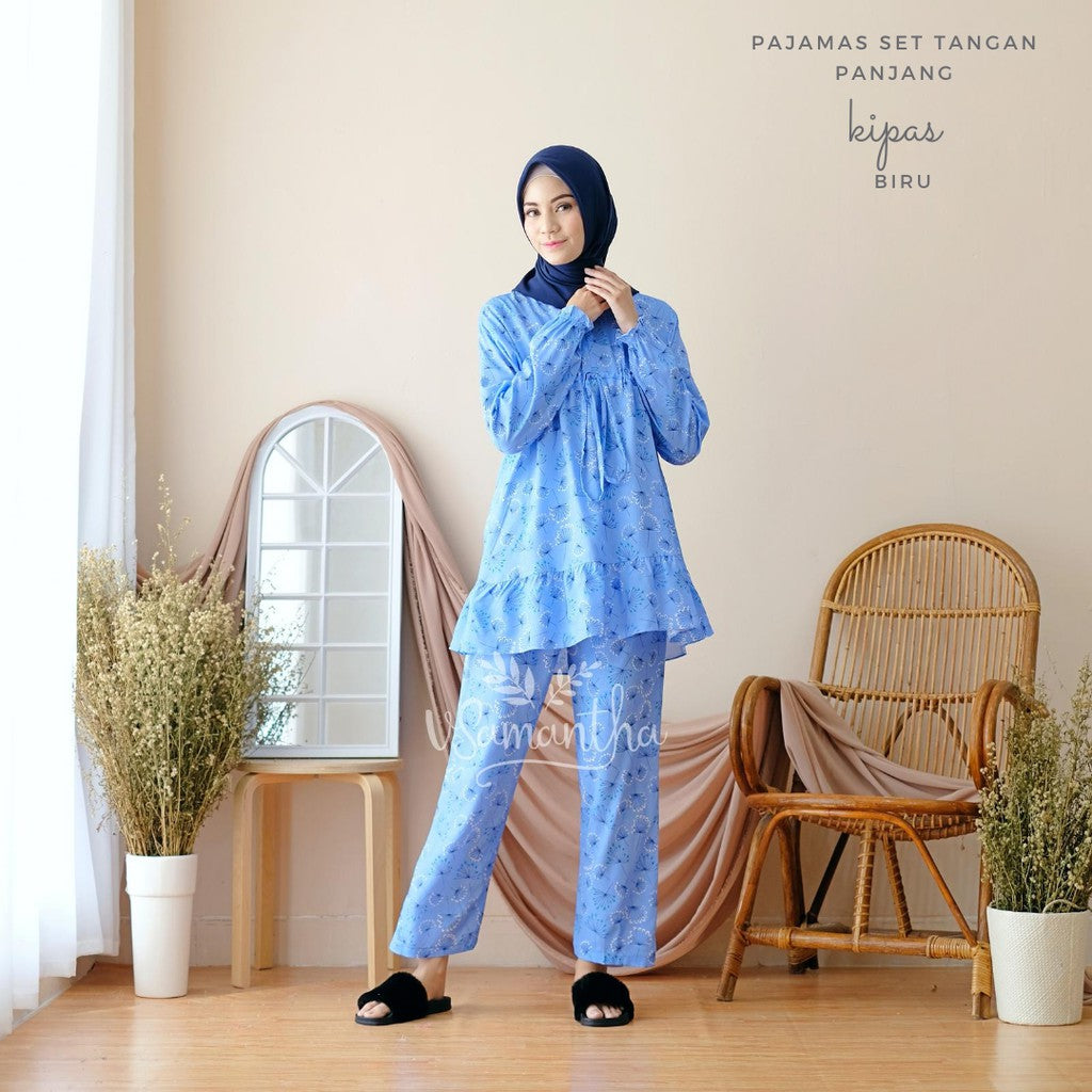Pajamas Set Rayon Rempel BUSUI | Tangan panjang , Celana panjang II