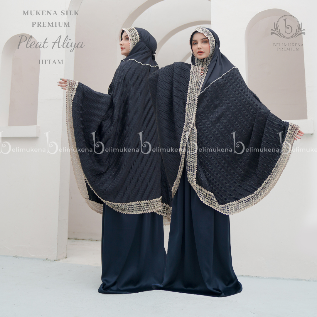 Mukena Dewasa 2in1 Silk Premium Pleat Aliya